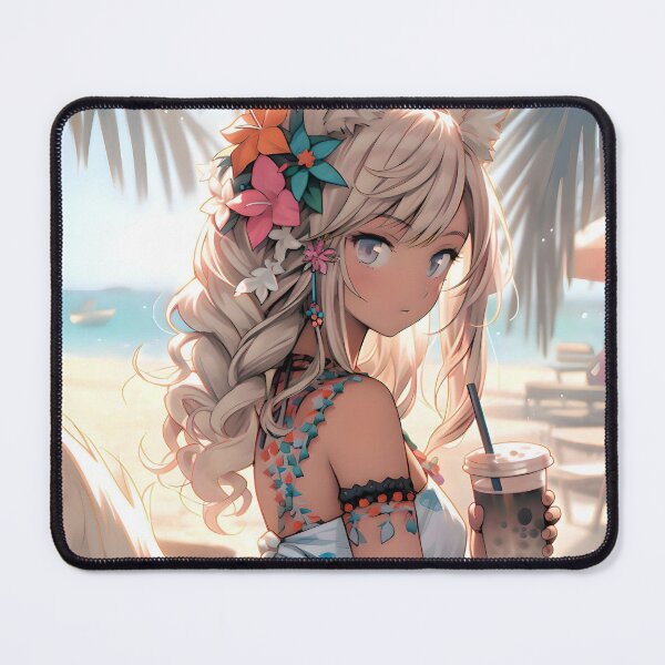 Item preview, Zodiac Fox Summer Pixel Beach Art designed and sold by OutsideAgency.