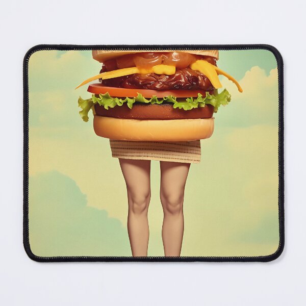 Item preview, Burger with Beautiful Legs in the Sky designed and sold by SingularityGeek.