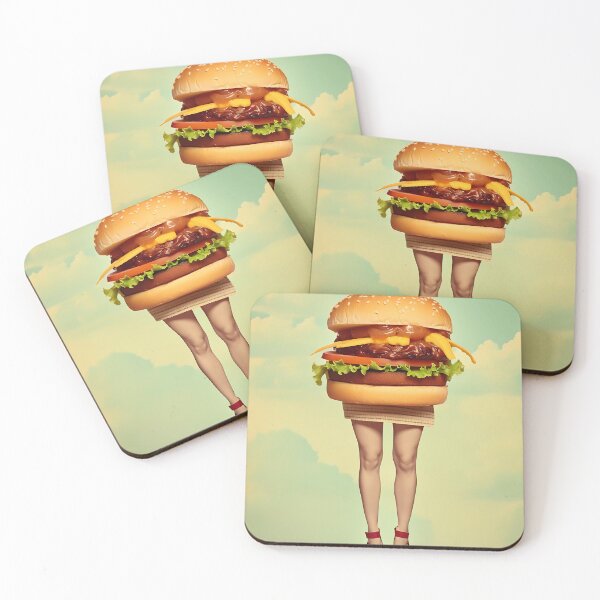 Item preview, Burger with Beautiful Legs in the Sky designed and sold by SingularityGeek.