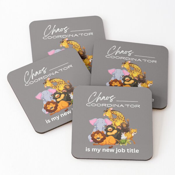 Item preview, Chaos Coordinator is my new job title: Animal print designed and sold by Hiremeamerica.