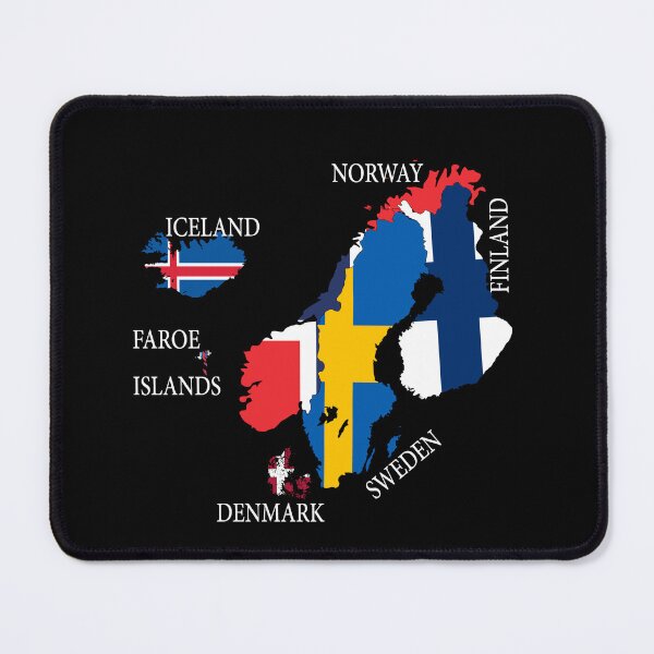 Item preview, Scandinavia flag, Nordic countries maps, Northern Europe Flags designed and sold by Flag Outfit.