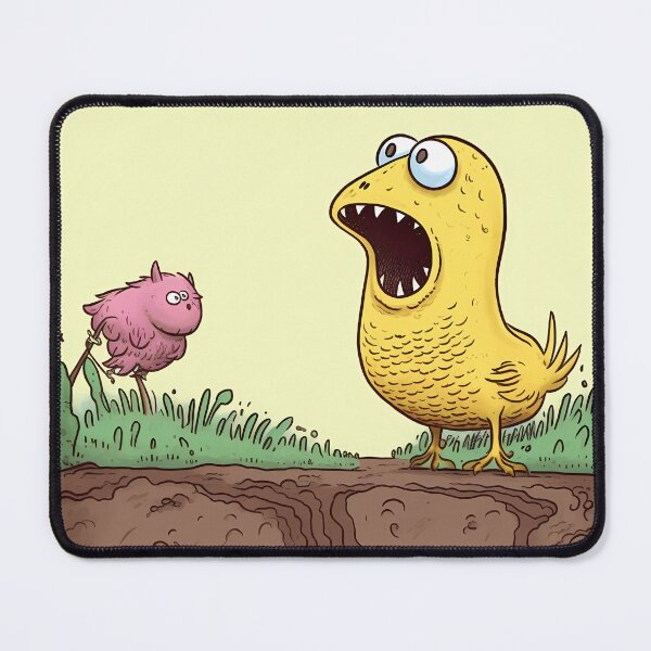 Item preview, Carnivorous Yellow Bird with Sharp Teeth designed and sold by SingularityGeek.