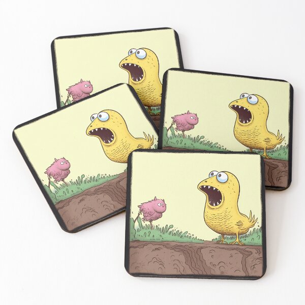 Item preview, Carnivorous Yellow Bird with Sharp Teeth designed and sold by SingularityGeek.