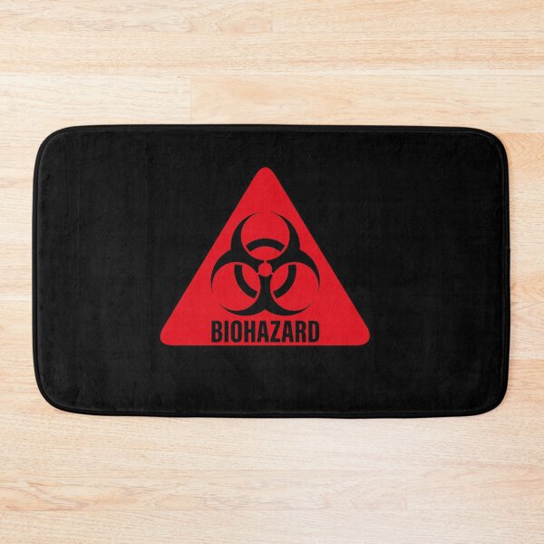 Item preview, biohazard. Riesgo biológico. Negro y rojo designed and sold by scientiafemina.