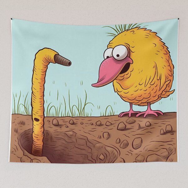 Item preview, Alien Bird Hunter of Alien Worms designed and sold by SingularityGeek.