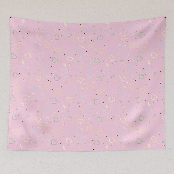 Item preview, Confetti Hearts Pink designed and sold by ComfyMouse.