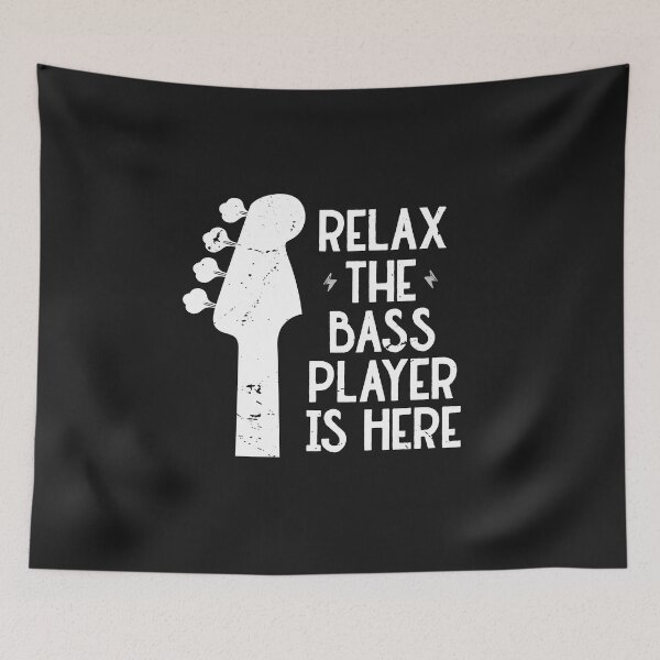 Item preview, Relax The Bass Player Is Here Funny Music  designed and sold by SOUFIANE1991.