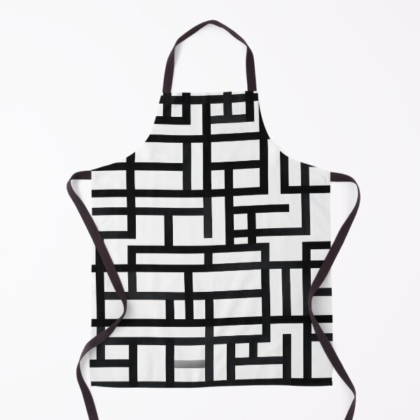 Item preview, Black White Lines Squares Seamless Pattern designed and sold by duke818.