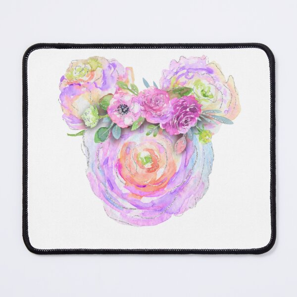 Item preview, Watercolor Floral Mickey Design designed and sold by 337unlimited.