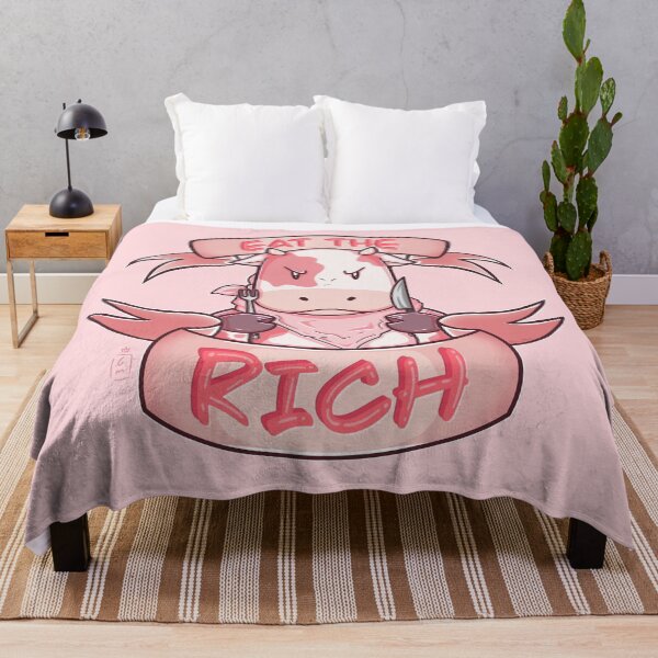 Item preview, Eat The Rich Cow- Ghoulmori designed and sold by Ghoul.Inkz.