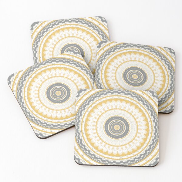 Item preview, Golden Floral Mandala designed and sold by Sheila Wenzel Ganny.
