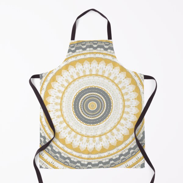 Item preview, Golden Floral Mandala designed and sold by Sheila Wenzel Ganny.