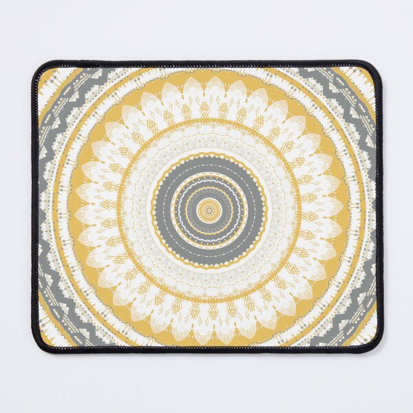 Item preview, Golden Floral Mandala designed and sold by Sheila Wenzel Ganny.