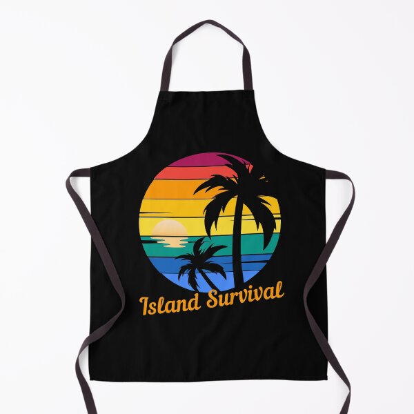 Item preview, ISLAND SURVIVAL - Top Caribbean Islands, Pacific Ocean, Tropical Vacation, Sunset, Beach t designed and sold by Sun Sand & Sea Art.