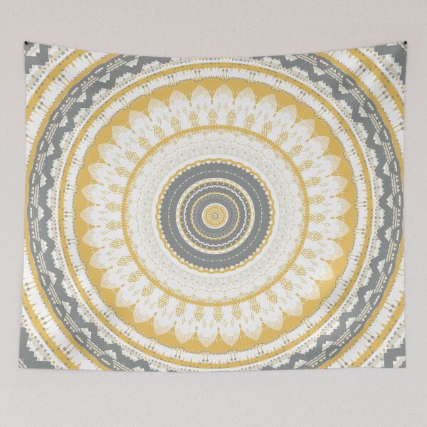 Item preview, Golden Floral Mandala designed and sold by Sheila Wenzel Ganny.