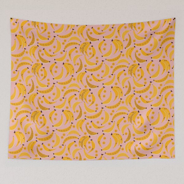 Item preview, Just bananas - retro cocktails on vintage pink designed and sold by BlackDogArtists.