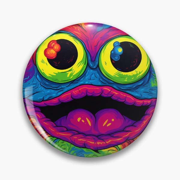 Item preview, Furry Psychedelic Rainbow Toad Monster designed and sold by SingularityGeek.