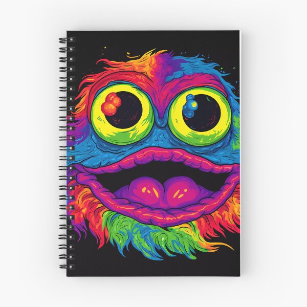 Item preview, Furry Psychedelic Rainbow Toad Monster designed and sold by SingularityGeek.