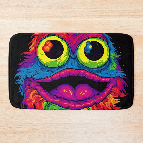 Item preview, Furry Psychedelic Rainbow Toad Monster designed and sold by SingularityGeek.