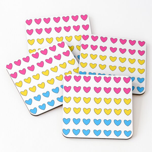 Item preview, Cute Pansexual Hearts designed and sold by therighttee1.