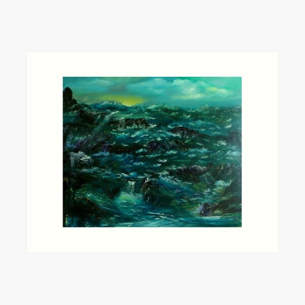 Rocky Coastline Art Print