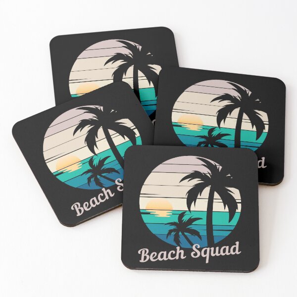 Item preview, BEACH SQUAD - Summer Girl's Trip, Pacific Ocean, Vacay Mood, Sunset, Beach, Party Animal designed and sold by Sun Sand & Sea Art.