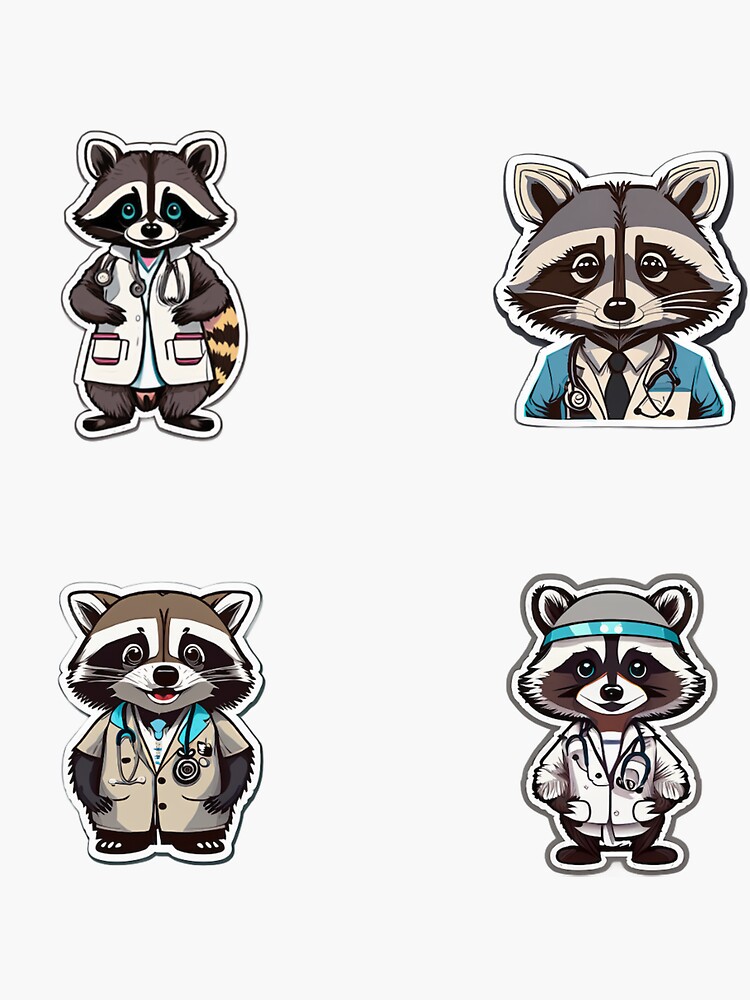 Raccoon Stickers!