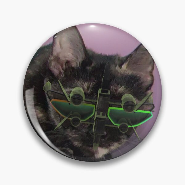 Item preview, totally tubular cat designed and sold by GodComplexMuch.