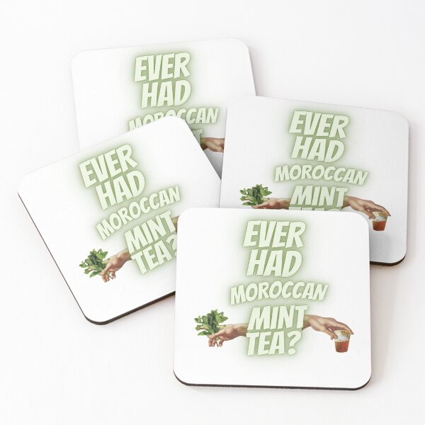 Item preview, EVER HAD MOROCCAN MINT TEA?/ tea lover / moroccan tea / mint tea gift Sticker designed and sold by all4shop ★★★★★.