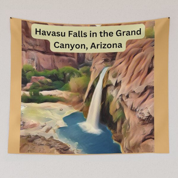 Item preview, Havasu Falls in the Grand Canyon, Arizona designed and sold by LGMmugsdesign.