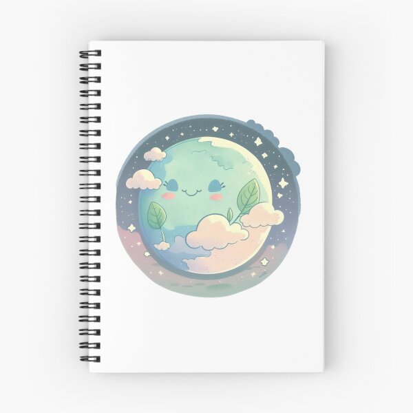 Item preview, Earth Happy Cute Space Science Planet Environment Clouds designed and sold by farhanhafeez.