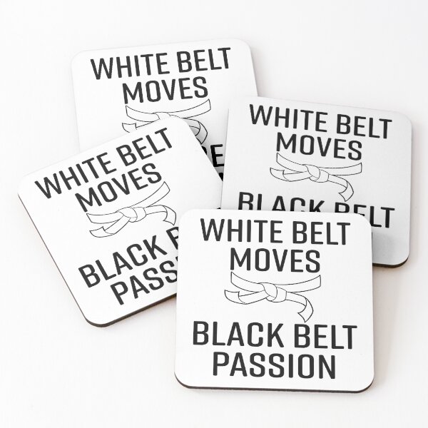 Item preview, White Belt Moves - Black Belt Passion #2 designed and sold by Smiling Collie Designs.