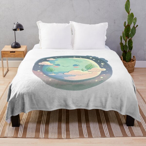 Item preview, Earth Happy Cute Space Science Planet Environment Clouds designed and sold by farhanhafeez.
