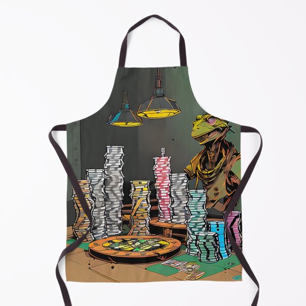 Item preview, Punk Frog Guarding Casino Chips designed and sold by CJMarchese.