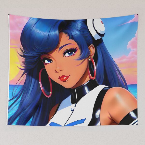 Item preview, Summer Breeze | Black Anime Girl designed and sold by blackanimemecca.