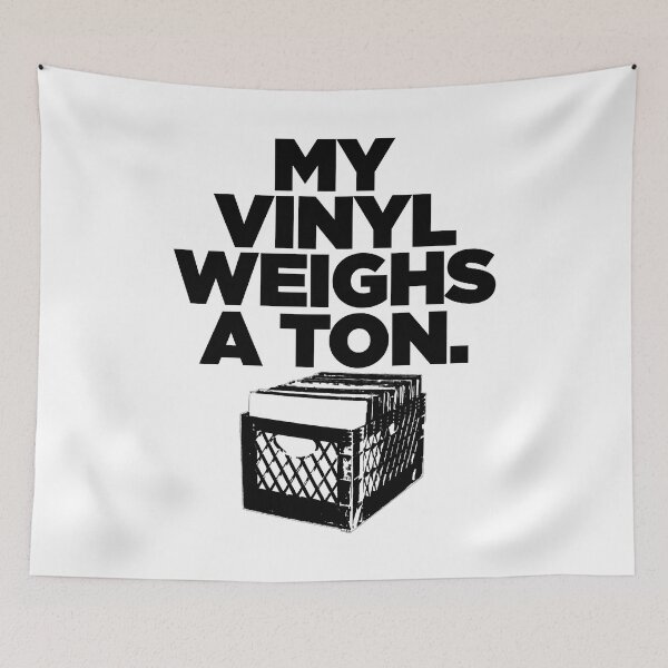 Item preview, My Vinyl Weighs A Ton designed and sold by Tee4Daily.
