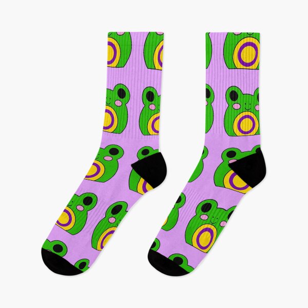 Item preview, Intersex flag frog designed and sold by bookwoof.