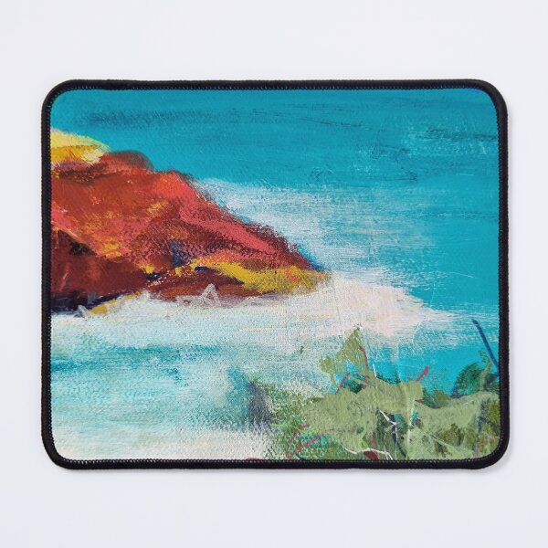 Item preview, Red Cliffs by the Pacific Ocean designed and sold by leahgay.