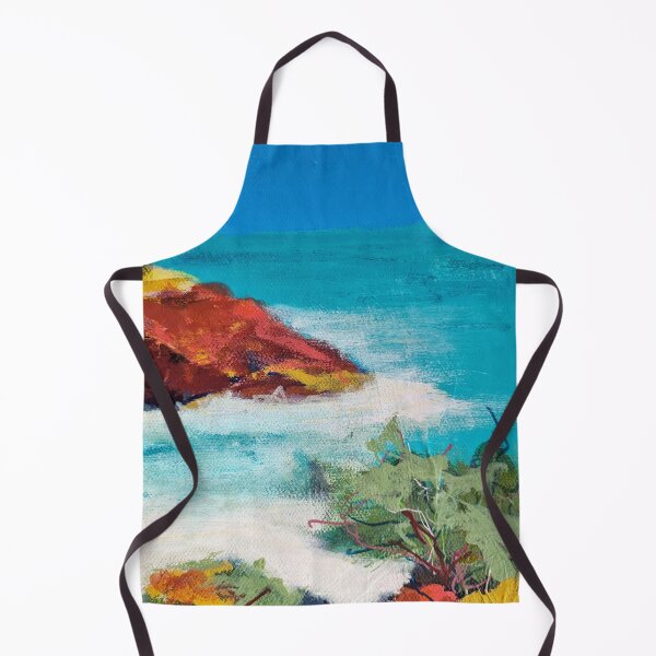 Item preview, Red Cliffs by the Pacific Ocean designed and sold by leahgay.