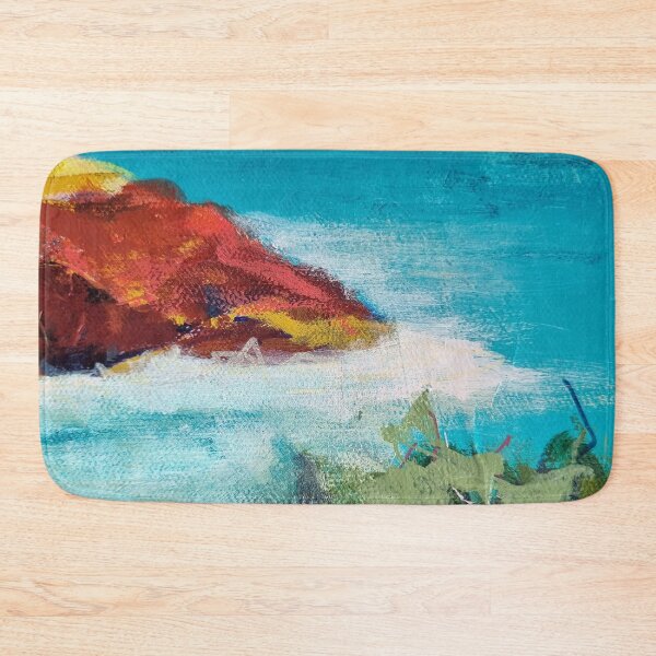 Item preview, Red Cliffs by the Pacific Ocean designed and sold by leahgay.