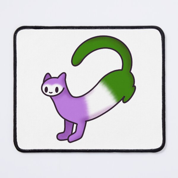 Item preview, pride ferret - genderqueer flag designed and sold by kairoscleryam7.