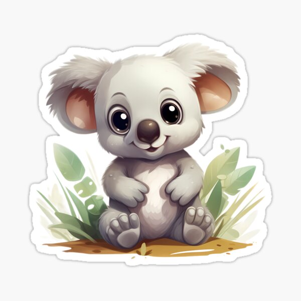 Kawaii Stitch Sticker Koala Cartoon Stickers Laptop Stickers 