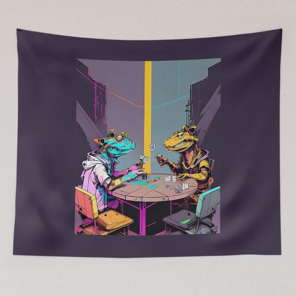Item preview, Punk Frogs Playing Cards designed and sold by CJMarchese.
