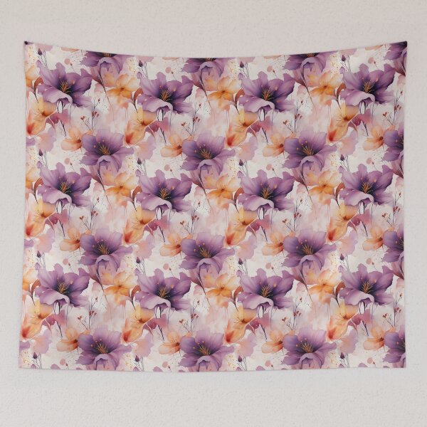 Item preview, Lillys Purple Flower Pattern  designed and sold by ANWA15.