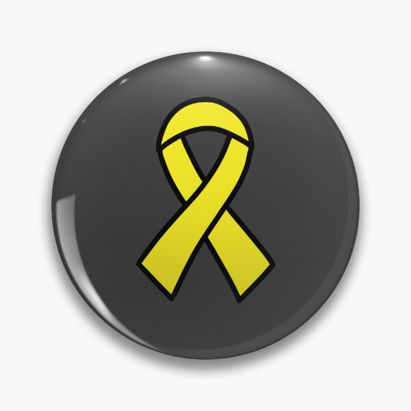 Item preview, Yellow Awareness Ribbon designed and sold by KandKKrafts.