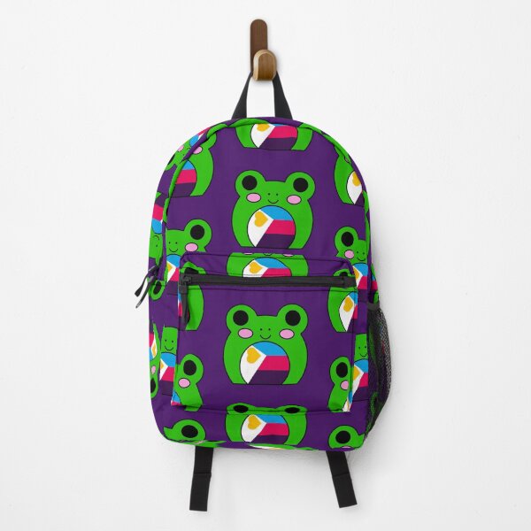 Item preview, New polyamorous flag frog designed and sold by bookwoof.