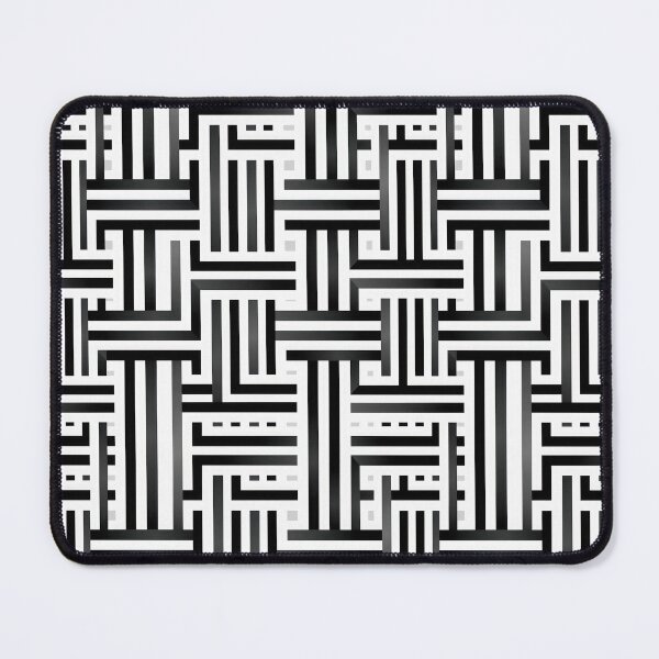 Item preview, Black White Lines Squares Seamless Pattern designed and sold by duke818.