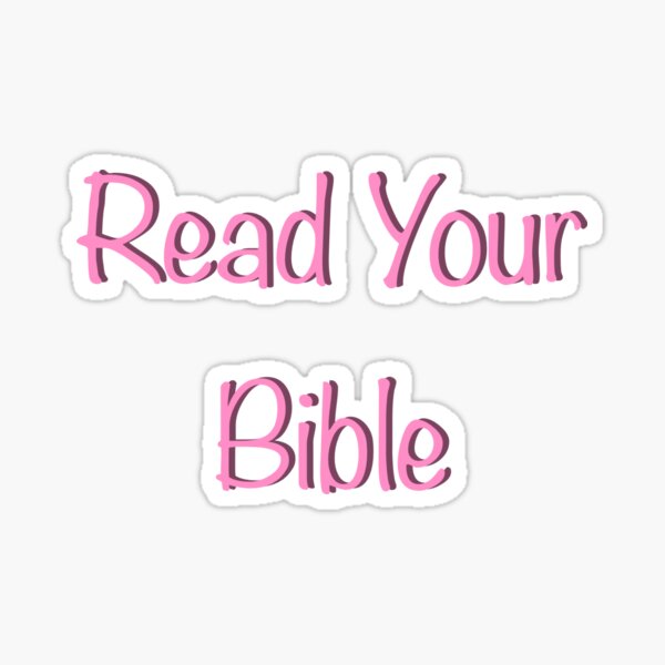 Read Your Bible Sticker
