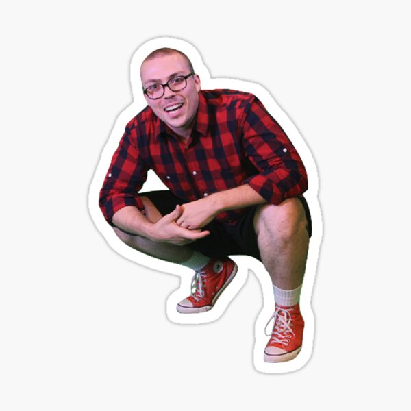 Anthony fantano theneedledrop rap squat meme png Sticker