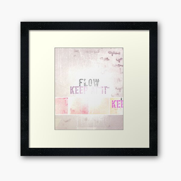 Flow Framed Art Print